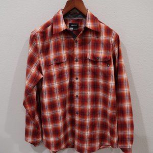 MARMOT Shirt Plaid Long Sleeve Men's Medium